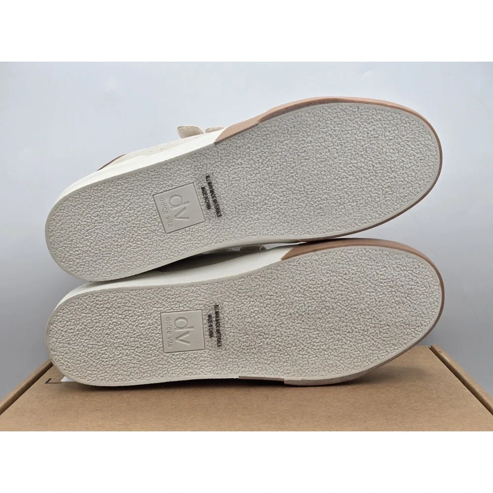 NEW Dolce Vita‎ Women's Hook Fashion Sneaker - Size 11 - Color White/Beige